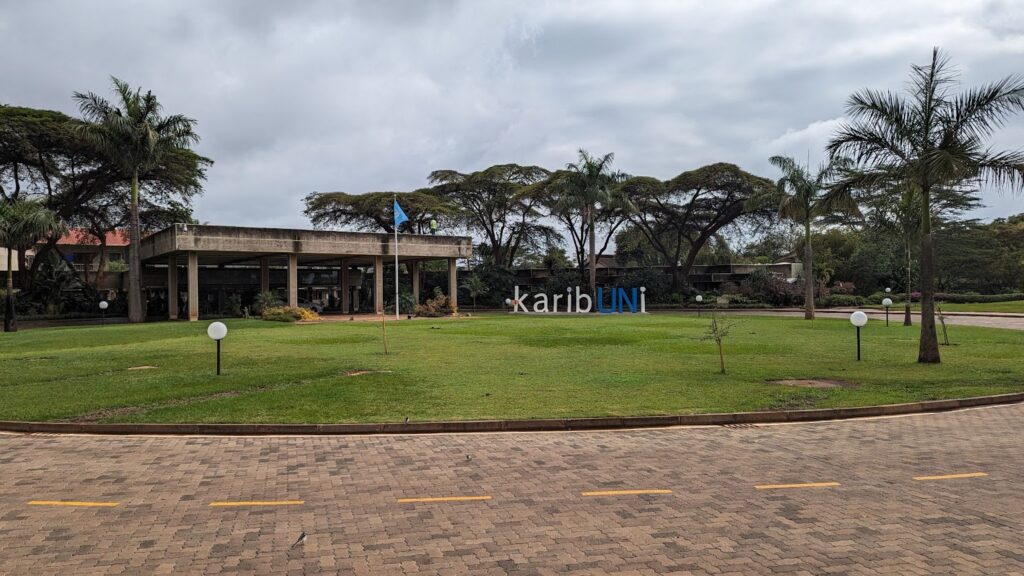 Entrance to UNEP, Nairobi Photo Sam Winton