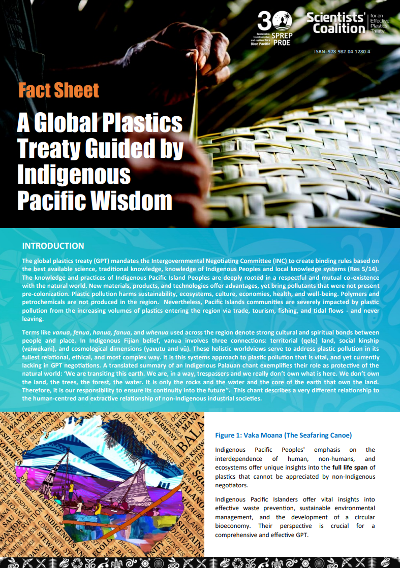 Fact Sheet A Global Plastic Treaty Guided by Indigenous Pacific Wisdom