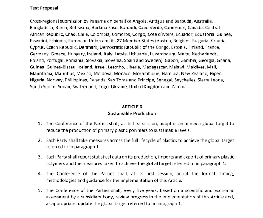 A pragmatic way forward from Panama which provides hope that strong supply measures may find their way into the treaty text (Screenshot: INC Public Document Platform)