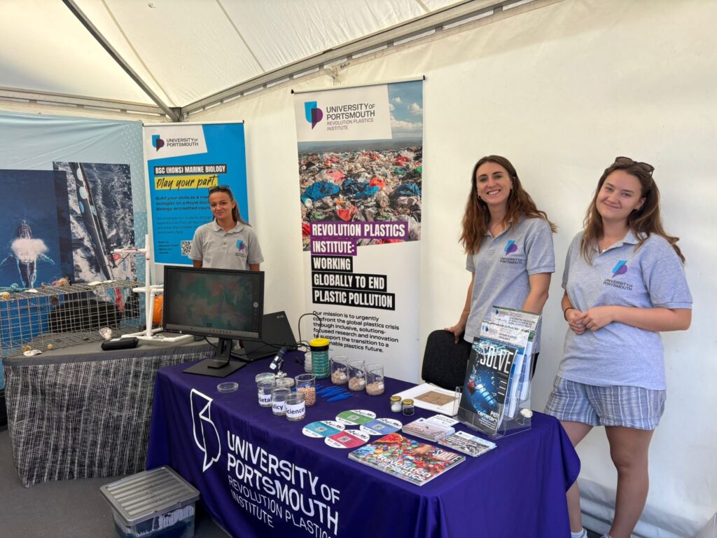 Revolution Plastics Institute at the Ocean Race event in Portsmouth