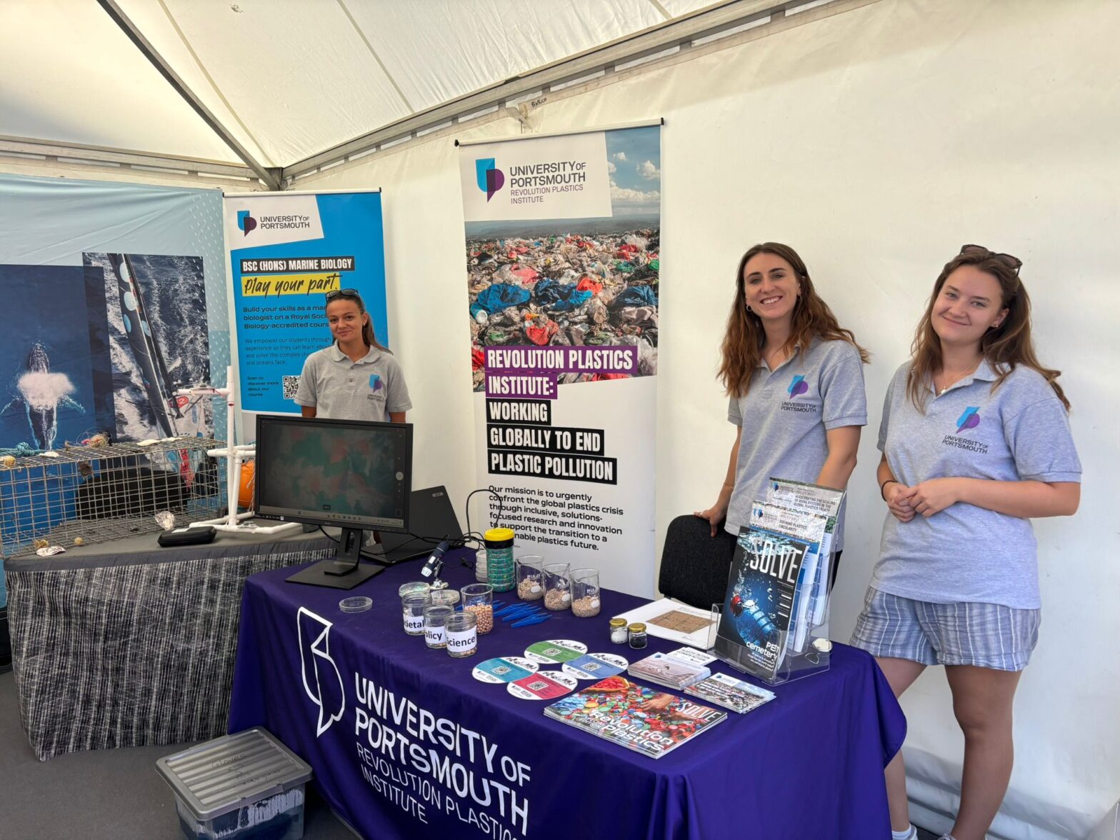 Revolution Plastics Institute at the Ocean Race event in Portsmouth
